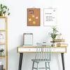 Mini Magnetisches A3 Größe Tragbarer Aluminiumrahmen Kleines Whiteboard mit Wandhalterung 40cm x 30cm Ideal für und Büros Wandmontiertes Whiteboard, - Pinnwand,