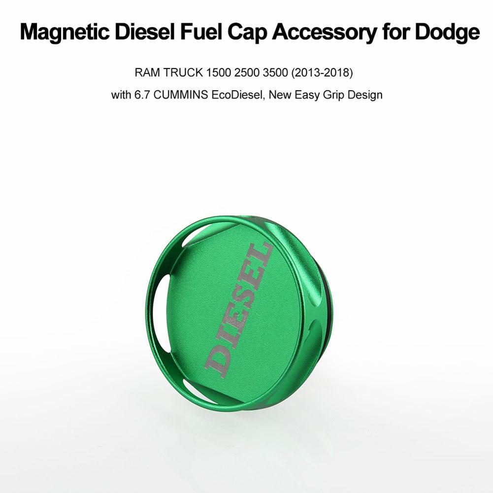 MKING Magnetic Diesel Fuel Cap Accessory for Dodge RAM TRUCKTRUCK 1500 2500 3500 2013-2018
