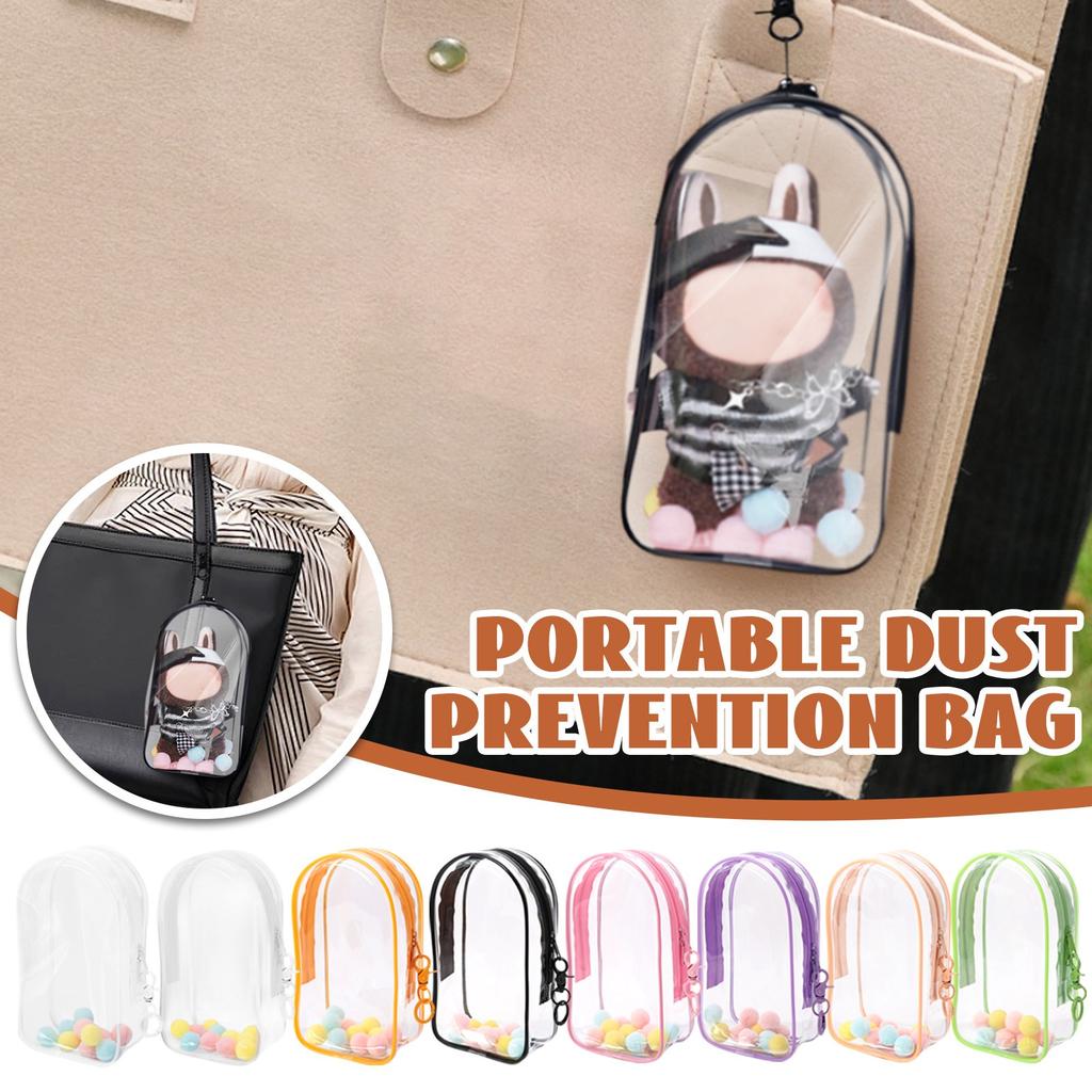 Pvc Rubber Protective Cover, High-Transparency Animated Peripheral Cotton Doll Walking Bag