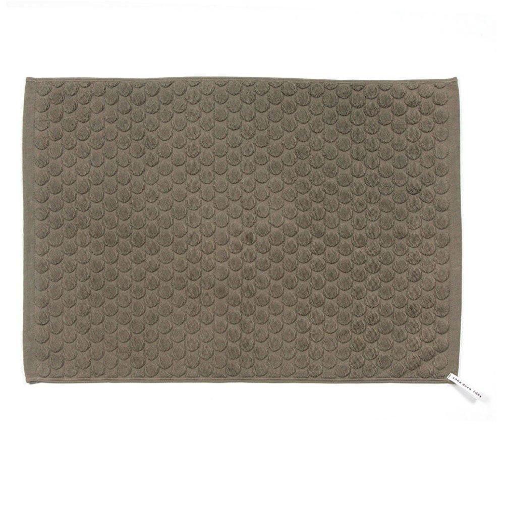Natural Time Dot Bath Mat Made In Japan Brown (Imabari Towel)