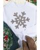 Azura Exchange Leopard Snowflake Pullover Sweatshirt