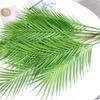 Artificial Palm Branches Plants Leaf Green Simulated Plants Palm Leaves Long Branch Tropical Fake Plant Garden Balcony Decor