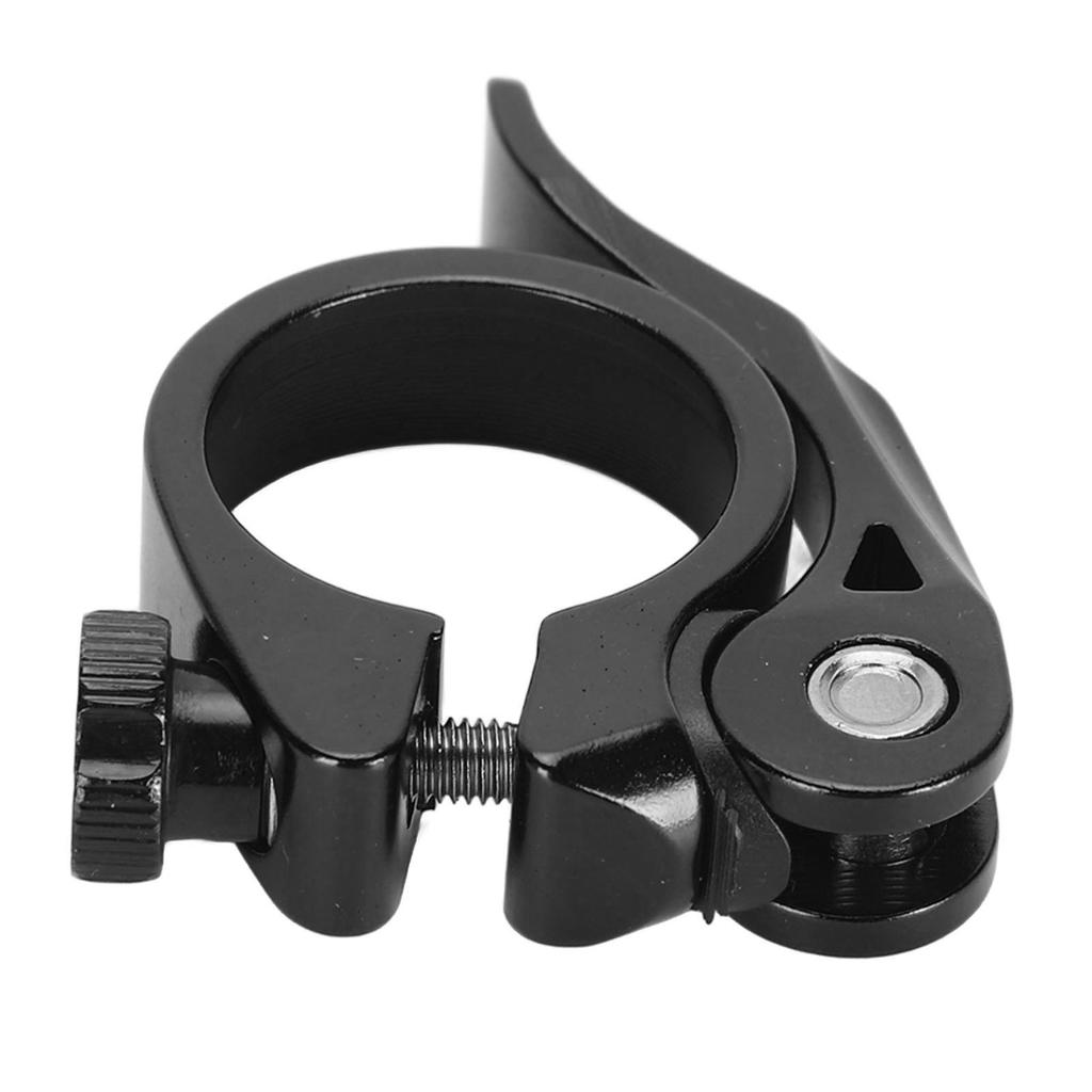 Bike Seatpost Clamp Professional 31.8mm Aluminum Alloy Lightweight Quick Release Bicycle Seatpost Clamp for Mountain