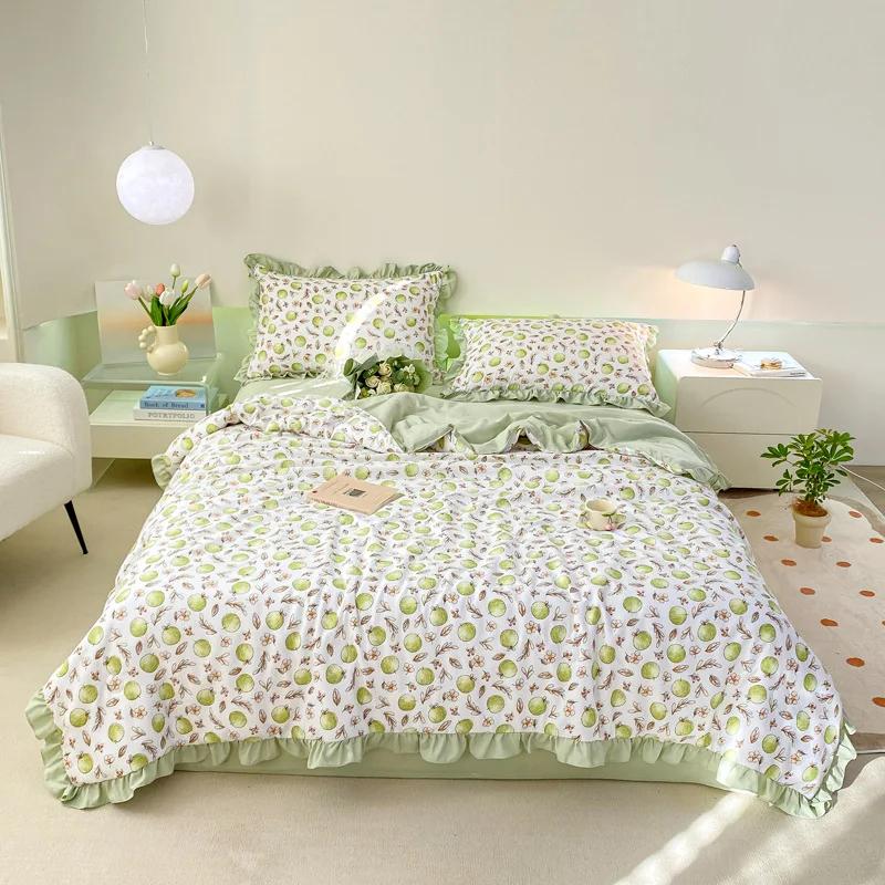 Summer Cooling Blankets Soft Breathable Lightweight Air Condition Comforter Thin Quilt Single Double Bed Duvet Bedspread