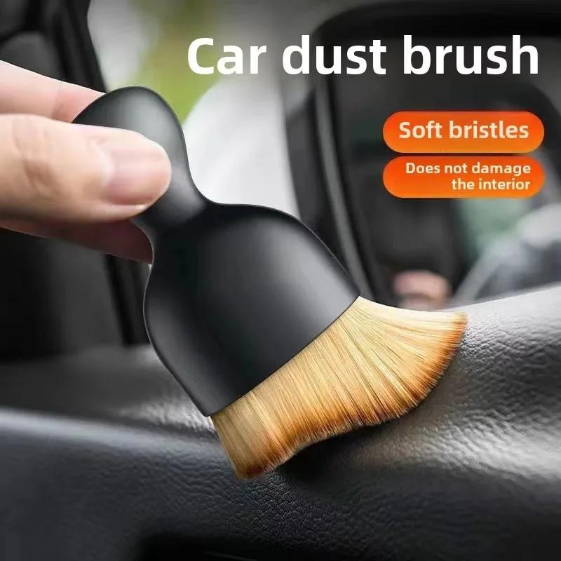 Car Interior Cleaning Brush Ultra-Soft Scratch Free Duster Sweeping Brush Air Vent Car Detailing Gap Dust Removal Tool