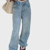 Women's High-Waist Loose Slimming Retro Denim Trousers - Autumn 2023 Fashion