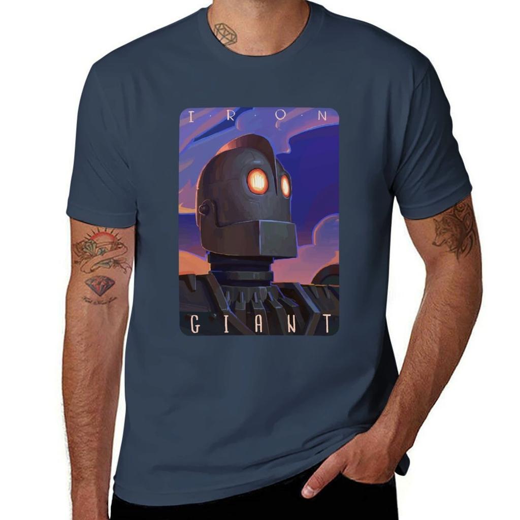 Iron Giant T-Shirt T Shirts for Man Graphic Vintage T Shirts for Man Cotton Funny T Shirt Custom Print T-Shirt
