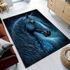 Galactic Horse Rug: Enhance Your Room with Cosmic Charm | Fantasy Animal Prints | Modern Living Room Decor Skid resistant carpet