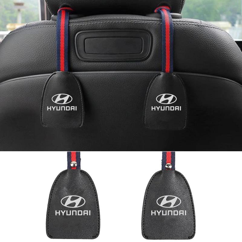 Car Seat Headrest Hanger Bag Hook Holder for Hyundai Tucson Creta Accent I30 Sonata Elantra Solaris Kona I10 IX35 I20 I40 Getz RR77