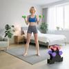 Hex Dumbbells Set with Dumbbell Rack, Hand Weights for Strength Training Weight Lifting, 2 X 1kg, 2 X 2kg, 2 X 3kg