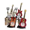 Personalized antique guitar instrument creative alarm clock, fashionable musical instrument styling pendulum clock