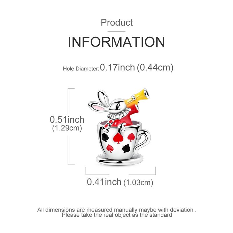 Afternoon Tea Series Cute Cat Teapot Bead Copper Classic Coffee Cup Fit Original Fashion Bracelet Women Jewelry