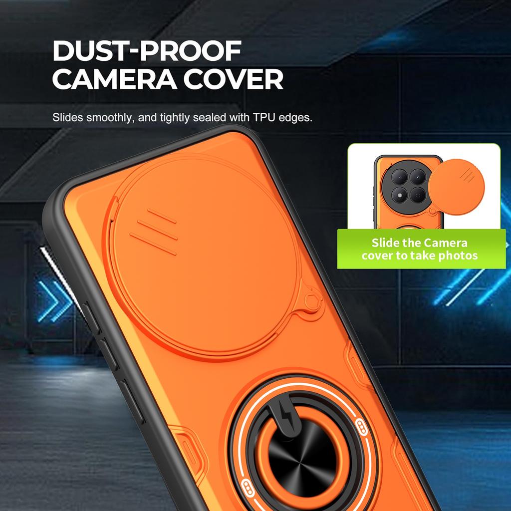 For Xiaomi Poco M8 Pro/Redmi Note 15 Pro Plus/Note 15 Pro+/Note 15 360°Rotating ring magnetic phone case cover protective cover