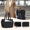 Teacher Office Tote with File Divider Fits For Business Black [Luxja] Bag, Bag, Pocket, 15.6-inch PCs, A4, Commuting, School, Trips, Multi-functional,