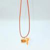 Y2K Resin Goldfish Pendant Necklace for Women Fashion Egirl Punk Clavicle Chain Fashion Jewelry Valentines Day Gifts