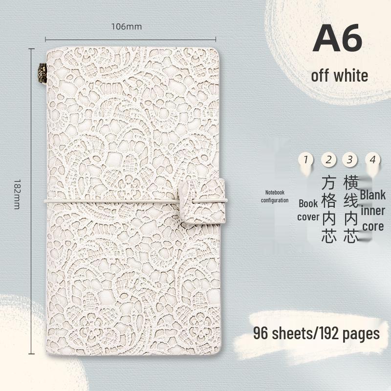 A6 Retro Stamped High-Value Diary and Small Notebook