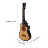 Minature Guitar Model Wooden   Musical Instrument Guitar Replica with Stand Ornament
