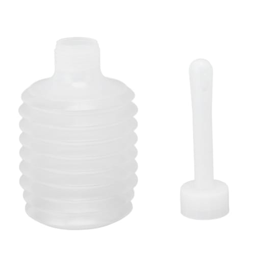 10 Easy-to-Use Portable 200ml Enema Bulbs (White)