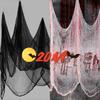 10/1pcs Halloween Black Gauze Yarn Creepy Cloth Horror House Scary Party Gothic Prop Outdoor Home Halloween Party Decor Supplies