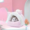 Hamster Nesting House Golden Bear Sleeping Bag Cotton Nest and Sleeping Bag Keep Hamster Warm and Cozy