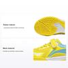 Li Ning Niños Qilin 3.0 Malla Fresco Cómodo Amortiguador Transpirable Caña Baja Zapatillas de Entrenamiento Zapatillas de Entrenamiento para Niños Amarillo Azul APPU033-2