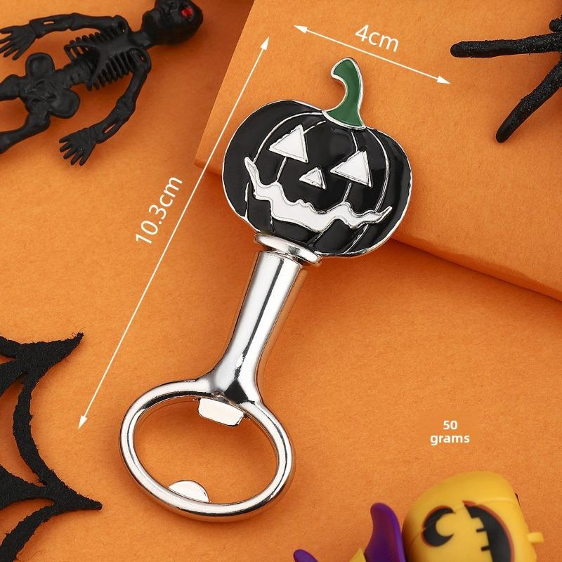 Halloween Small Gifts: Pumpkin-shaped Bottle Opener, Zinc Alloy Beer Bottle Opener