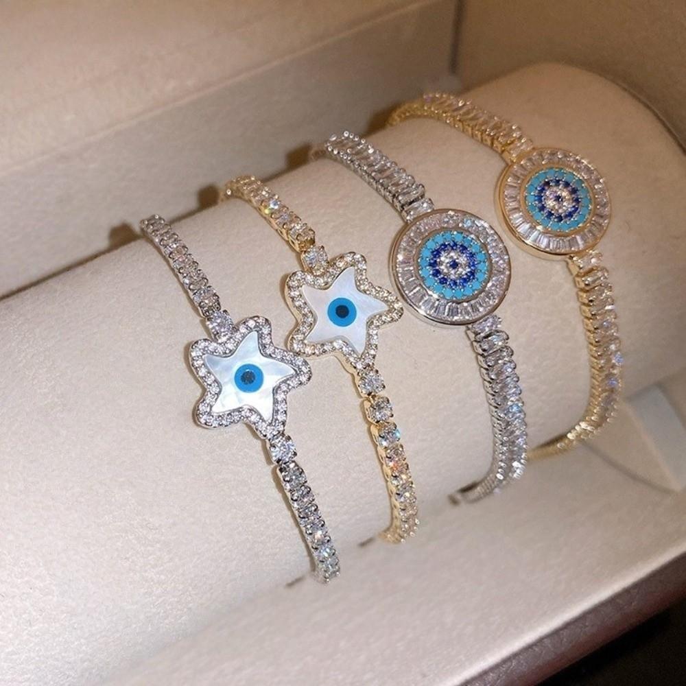 Star Round Devil's Eye Devil's Eye Bracelet Banquet Clothes Jewelry  Valentine's Day Gift