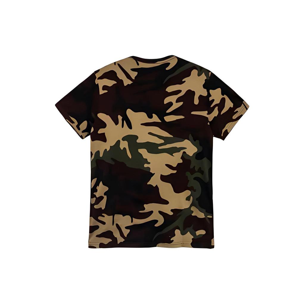 Levis Color Block Letter Print Comfortable Short Sleeve T-Shirt Men Tops Camouflage 69846-0001