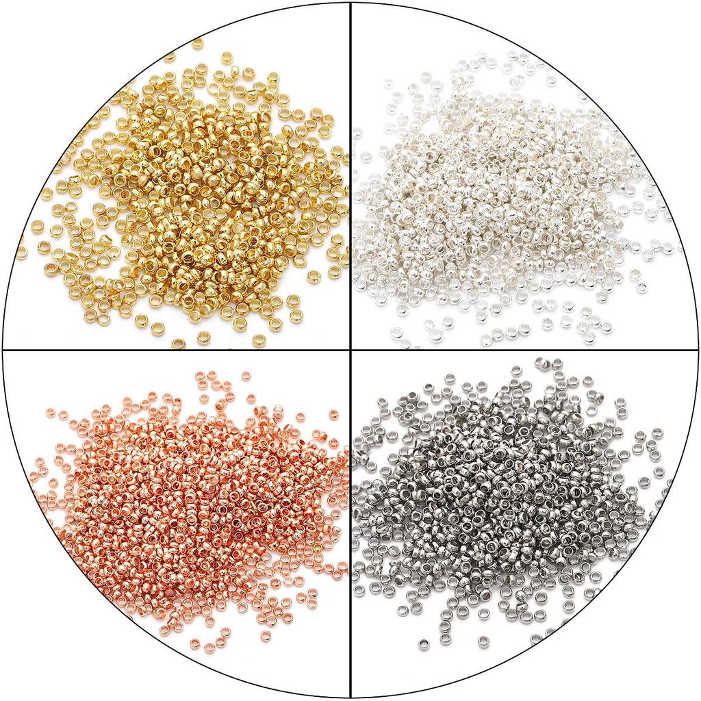 100PCS/Bag Copper Beads For DIY Handmade Jewelry