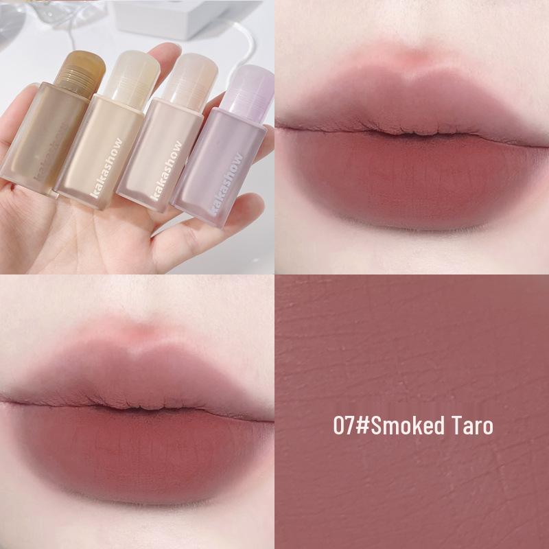

Kakashow Помада матова оксамитова Soft Mist - Стійка, Не відбивається, Доступний вибілюючий блиск для губ для студентів