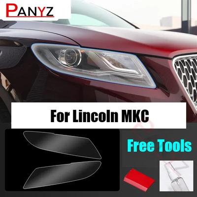 Film Protecteur Transparent pour Phares de Voiture en TPU Autocollant Restauration Lampe Pour Lincoln MKC MKX MKZ Continental Nautilus Navigator
