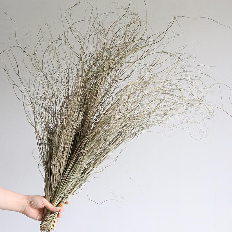 High-End Wabi-Sabi Dried Flower Decor: Natural Reeds & Wheat for Living Room or Homestay.