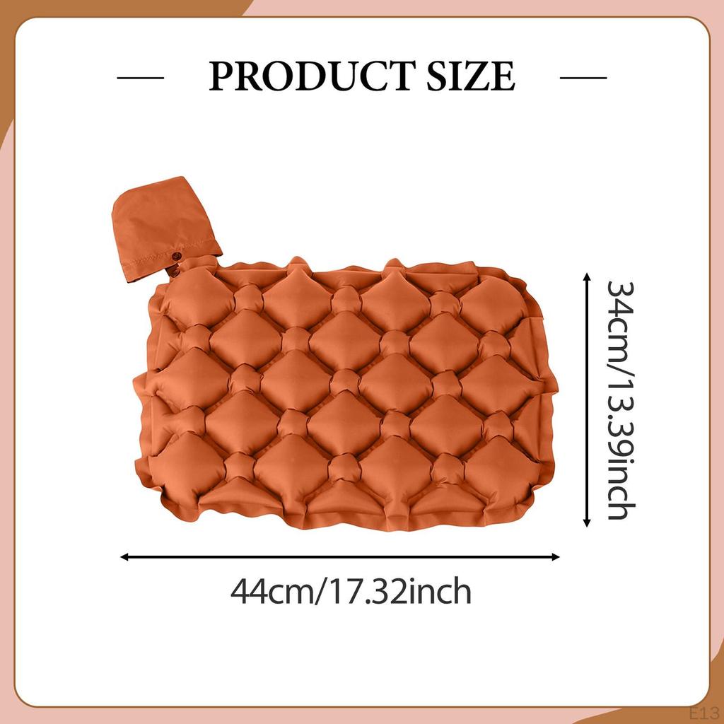 Inflatable Seat Cushion Air Sitting Mat Portable Chair Breathable Pad Waterproof Tear