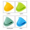 1pc Silicone Heat Resistant Gloves Clips Insulation Non Stick Anti-slip Pot Bowel Holder Clip Cooking Baking Oven Mitts