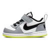 Nike Court Borough Low Velcro Non-Slip Shock Absorbing Durable Low-Top Skate Shoes Baby Sneakers Gray White Black 870029-104