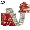Christmas Cash Gift Box Happy 2026 New Year Decoration Surprise Money Pulling Box Xmas Navidad Santa Claus Gift Money Envelope
