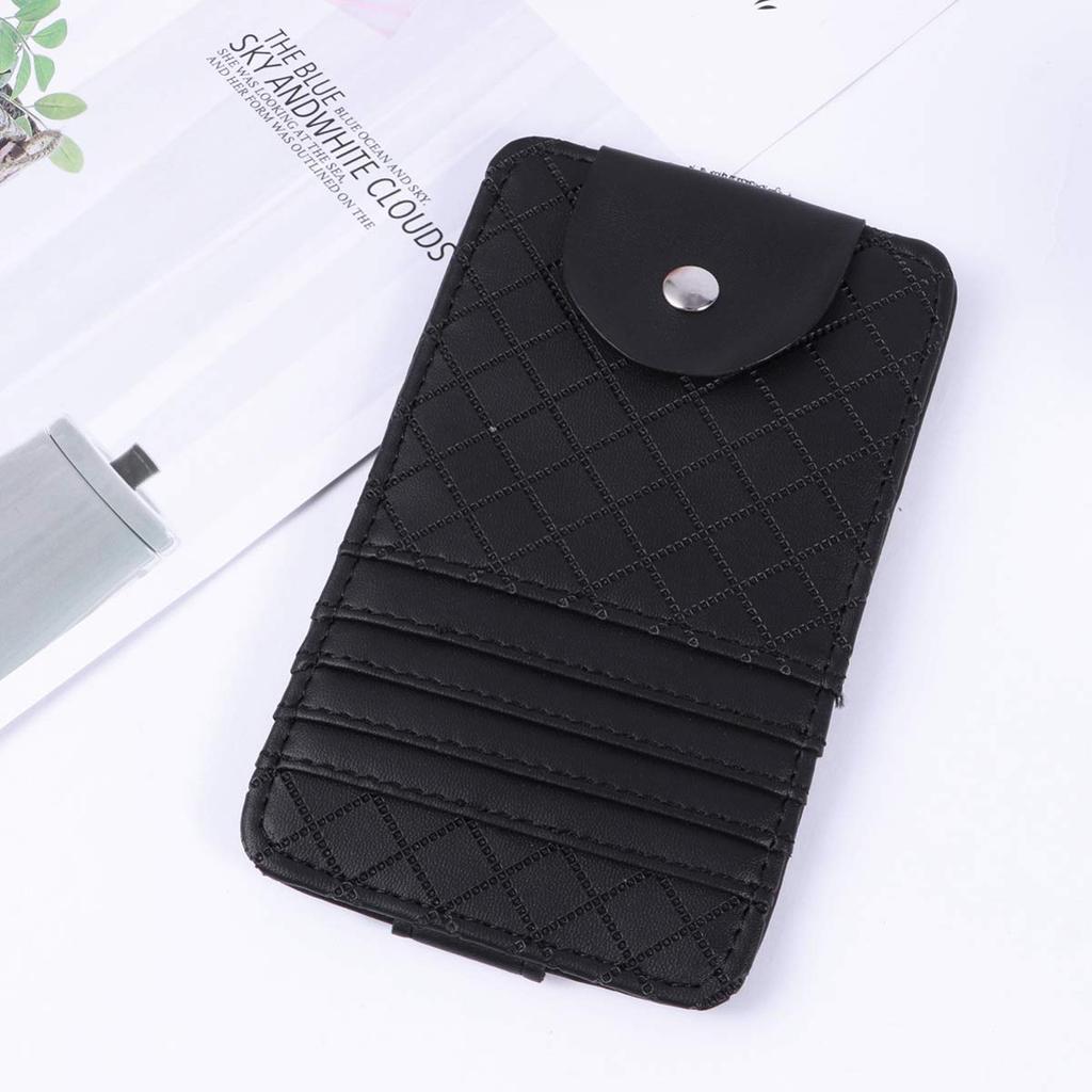 VORCOOL Car Sun Visor Pocket Car Organizer Sunglasses Holder Card Holder Small Storage