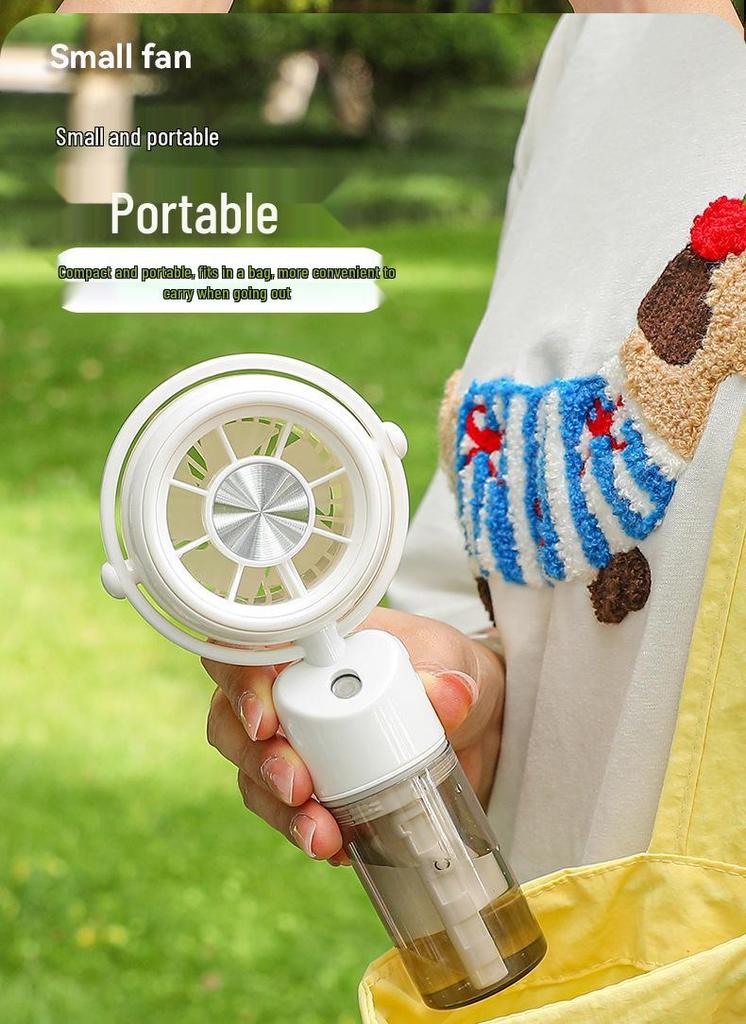 2026 Compact Desktop Humidifier & USB Mini Handheld Spray Fan