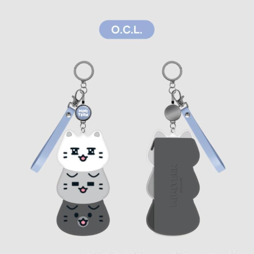 PORTACHIAVI CON AVVOLGITORE MINITEEN MERCHANDISE SEVENTEEN, Ufficiale, Originale, Autentico, KPOP