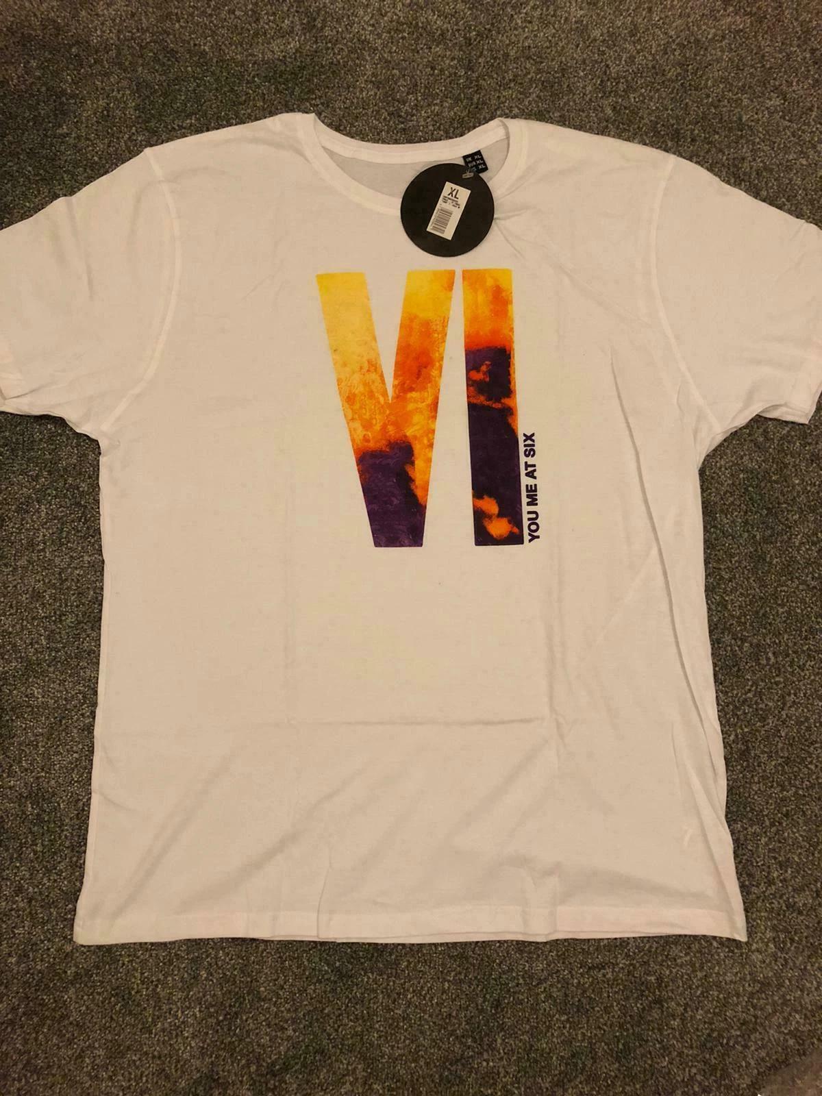 Mens T-shirt You Me At Six VI White XL