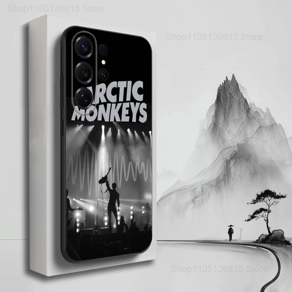 

Band A-Arctic M-Monkeys Phone Case For Samsung S22,S21,S20,S10,S9,S25,S24,S23,Ultra,FE,Plus,Lite,Soft Silicone Black SamsungS10lite