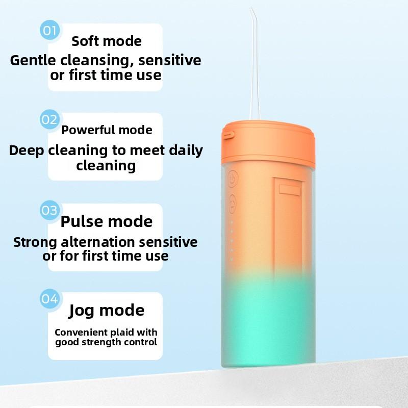 Oral Care Tooth Cleaner Portable Scrubber Household Water Floss Electric Tooth Flusher