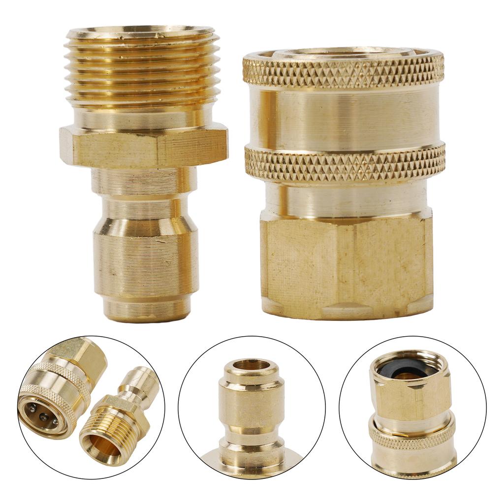 Spout Kit Quick Connect Hose Adapter For High Pressure Washer Nozzles Replacement Accessories 3/8 M22 High Quality