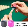 2-Layer Octagonal Portable Pool Chalks Holder Magnetic Billiard Cue Chalks Box Snooker Tool Billiard Chalks Case