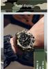 Sanda Camouflage Military Student Sports Watch - Luminous, Waterproof, Multifunctional Electronic Watch