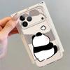 Cute Panda Case for iPhone 17 Pro Max 15 16 12 Mini Air 13 Pro 14 Plus 17e XS Max 11 XR Soft Phone Cover