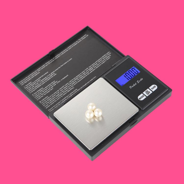 P258 Portable Mini Pocket Jewelry Scale, 0.01g Precision Electronic Palm Scale