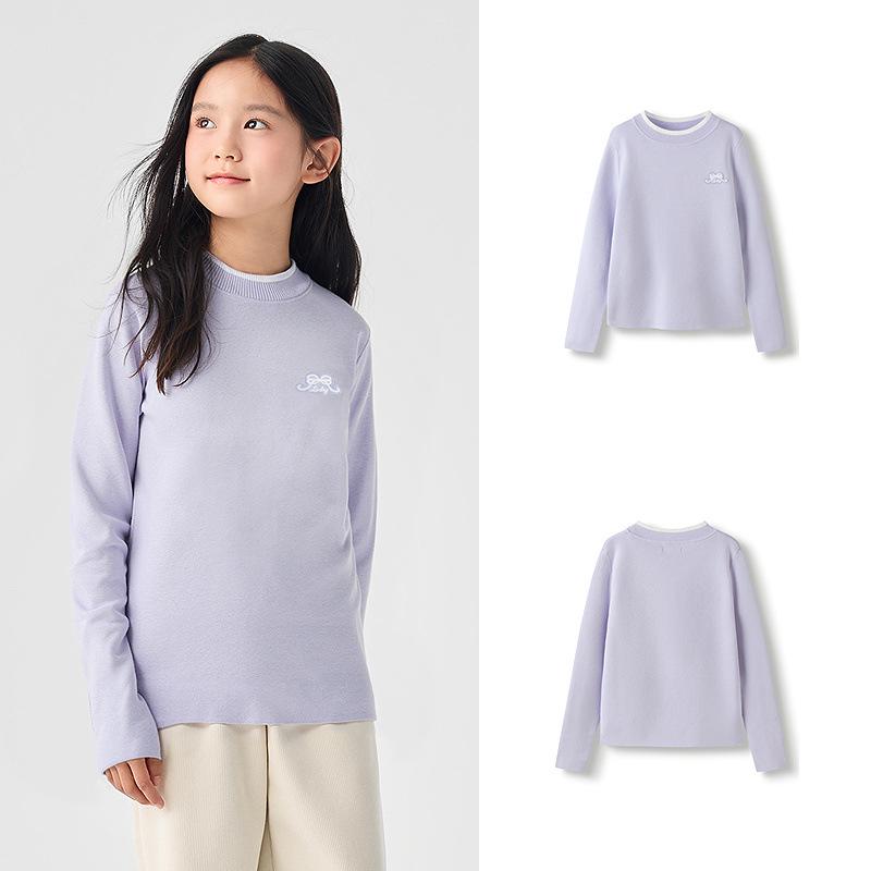 Balabala Girls Sweater - 2025 Spring/Autumn Collection Pullover 120 cm