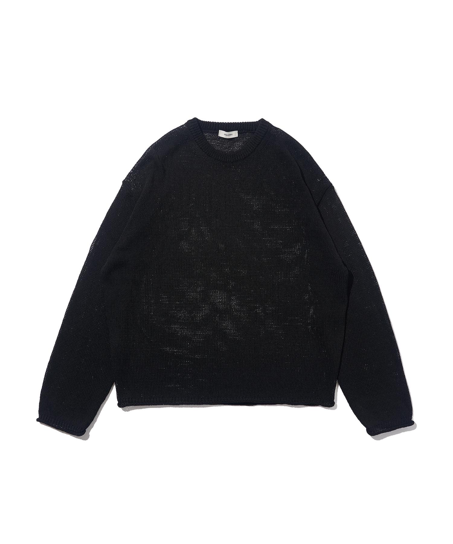 Cargo Bros For Woman Loose Punching Summer Knit (Black) Free
