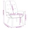 Relax Armchair Black Fabric